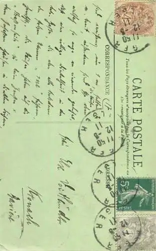 Alger - La Rue Ben-Ali gel. 1911