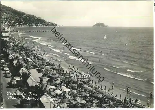 Alassio - Spiaggia e Molo - Riviera dei Fiori - Ed. L. Lavagna Alassio