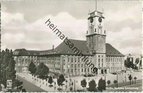 Berlin - Rathaus Schöneberg - Foto-Ansichtskarte - Verlag Klinke & Co. Berlin