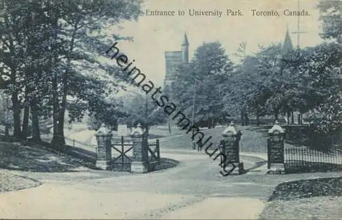 Toronto - Entrance to University Park