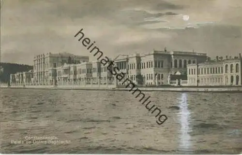 Constantinople - Palais de Dolma-Bagtche - Foto-AK - Mondlicht coloriert