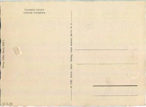 Berlin - Siegessäule - Hans Andres Berlin 30er Jahre