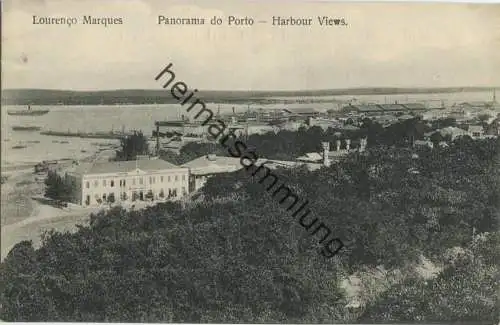 Mosambik - Mocambique - Lourenco Marques - Panorama do Porto - Harbour Views