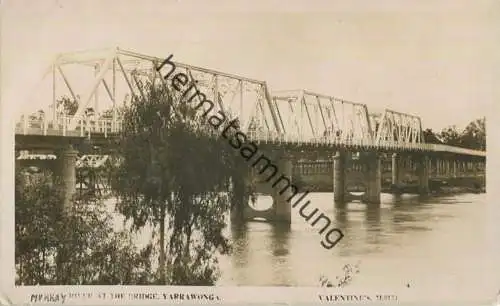 Yarrawonga - Murray River - Foto-AK - Verlag The Valentine Publishing Melbourne