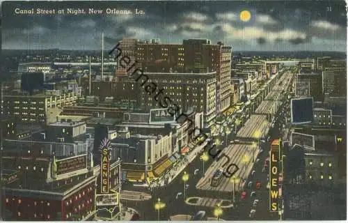 New Orleans - Canal Street at night