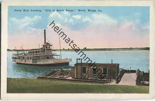 Baton Rouge - ferry boat landing - City of Baton Rouge