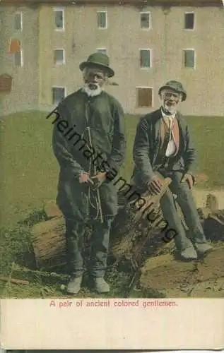 African-Americans - a pair of colored gentlemen