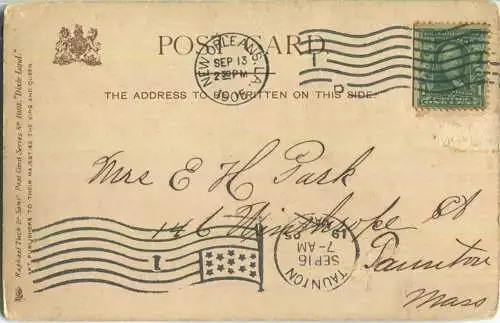 African-Americans - we's in heben - postage stamp