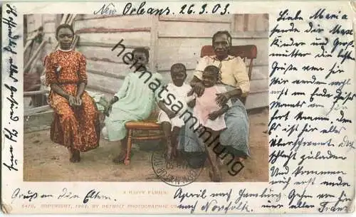 African-Americans - a happy family