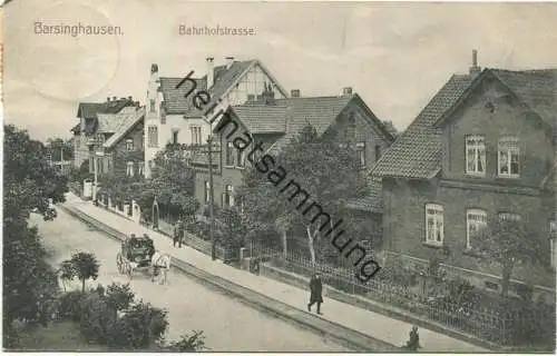 Barsinghausen - Bahnhofstrasse - Verlag Albert Windhorn Barsinghausen - gel. 1907