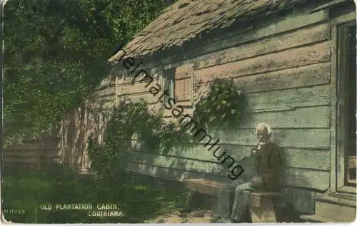 African-Americans - Old Plantation Cabin - Louisiana