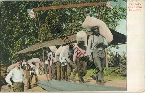 African-Americans - carrying freight