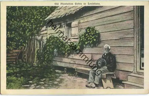 African-Americans - Old Plantation Cabin in Louisiana