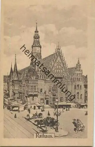 Breslau - Rathaus - Verlag Max Kluge Schweidnitzer Keller