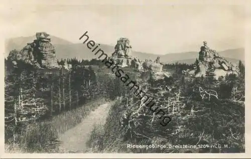 Dreisteine - Foto-AK - Verlag Franz Pietschmann Görlitz