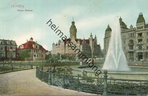 Leipzig - Neues Rathaus - Verlag Dr. Trenkler Co. Leipzig