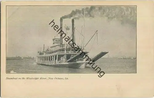 New Orleans - Steamboat on the Mississippi River