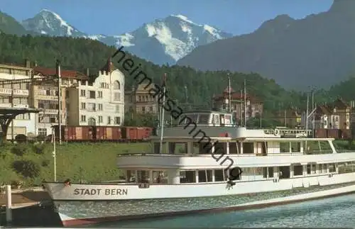 Interlaken - Schiffstation - MS Stadt Bern - Verlag Walter Schild Interlaken
