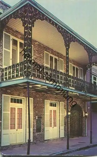 New Orleans - Home of Don Marcos Tio - merchant and slave trader