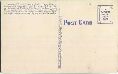 Mississippi - Natchez - Monmouth