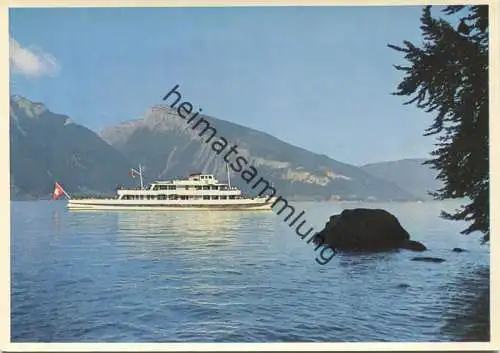 MS Stadt Bern auf dem Thunersee - AK Grossformat - Verlag Foto F. Meyer Bern
