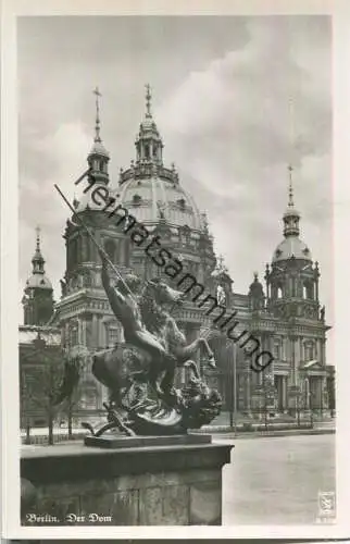 Berlin - Dom - Foto-Ansichtskarte - Verlag Klinke & Co. Berlin