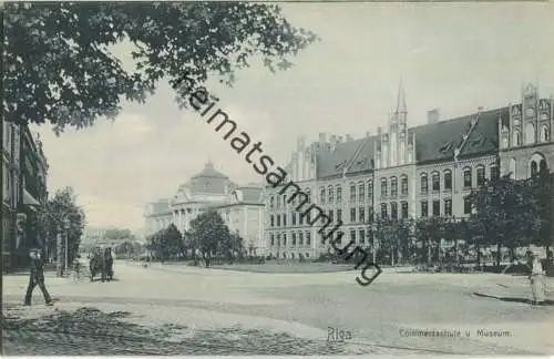 Riga - Commerzschule und Museum - Verlag Lenz & Rudolff Riga