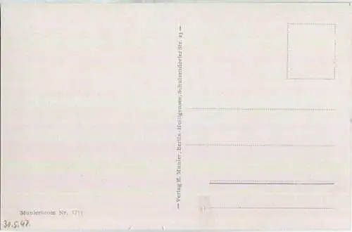 Oranienburg - Landwirtschafts- und Gärtnerlehranstalt Louisenhof - Verlag E. Munier Berlin 40er Jahre