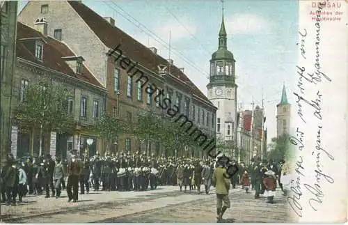 Dessau - Aufziehen der Hauptwache - Verlag Franz Zabel Dessau
