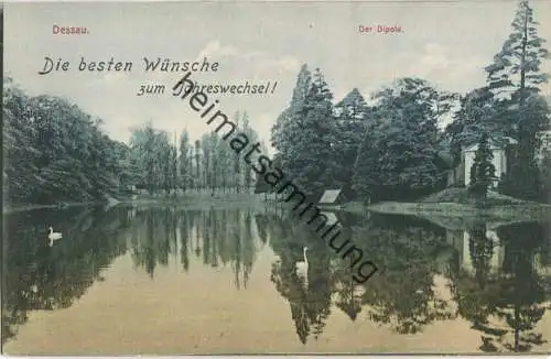 Dessau - der Dipold - Verlag W. H. Dessau 20er Jahre - Die besten Wünsche zum Jahreswechsel