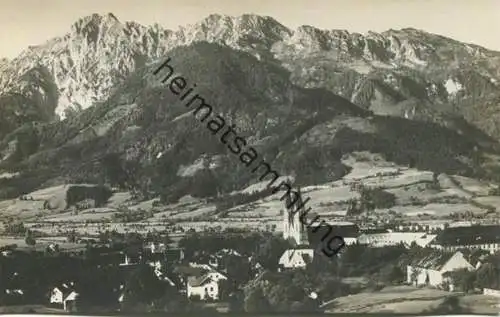 Admont mit Natterriegel und Hexenturm - Foto-AK 1924 - Verlag Conrad Frankhauser Admont