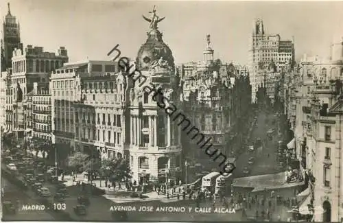 Madrid - Avenida Jose Antonio y Calle Alcala - Foto-AK