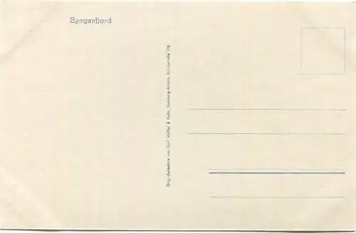 Lyngenfjord - Foto-AK 30er Jahre - Verlag Carl Müller & Sohn Hamburg