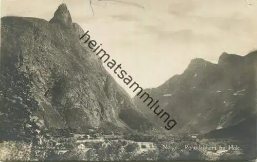 Romsdalshorn fra Hole - Foto-AK