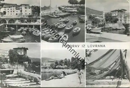 Pozdrav iz Lovran - Foto-AK Grossformat - gel. 1968