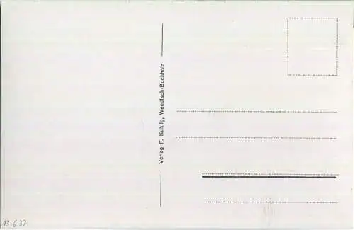 Wendisch-Buchholz - Marktplatz - Verlag F. Kuhlig Wendisch-Buchholz 30er Jahre