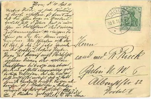 Torun - Thorn - Offizierskasino und Johanniskirche - Verlag Dr. Trenkler Leipzig