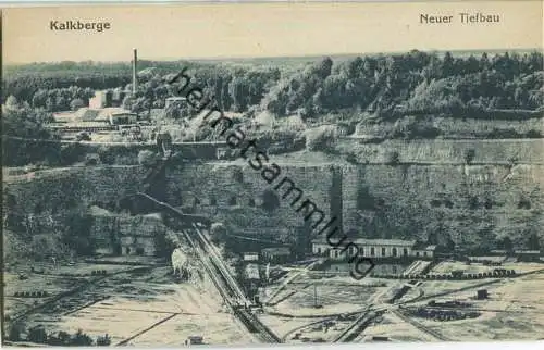 Kalkberge - Neuer Tiefbau - Verlag J. Goldiner Berlin 20er Jahre