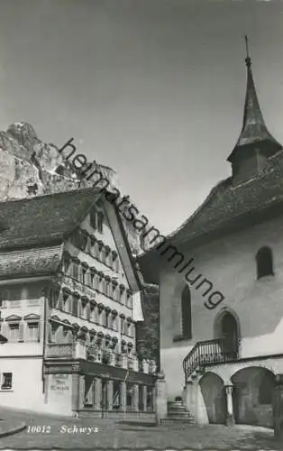 Schwyz - Gasthof Drei Königen - Foto-AK