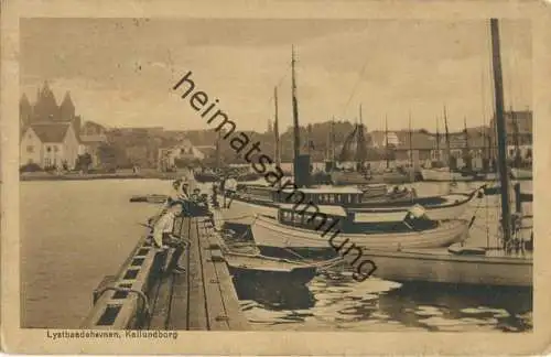 Kalundborg - Lystbaadehavnen - Forlag H. Chr. Petersen gel. 1920