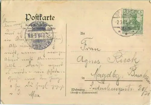 Braunlage - Postkarte mit Bild der Rudolf Wolf Stiftung Magdeburg