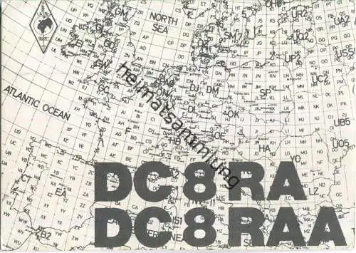 QSL - QTH - Funkkarte - DC8RA - Saarbrücken-Altenkessel