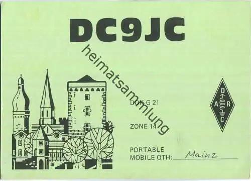 QSL - QTH - Funkkarte - DC9JC - Dormagen