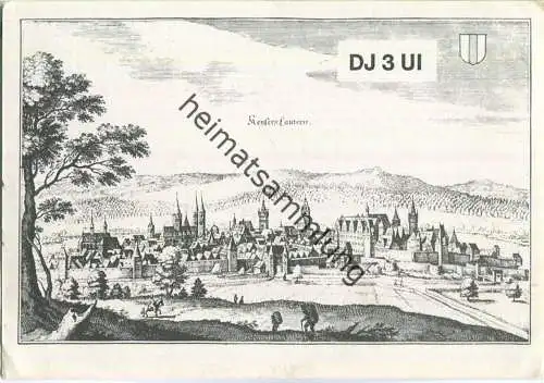 QSL - QTH - Funkkarte - DJ3UI - Hütschenhausen