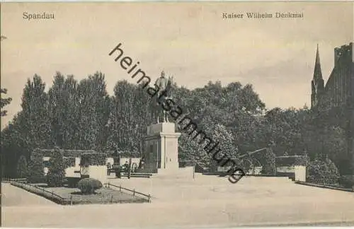 Berlin-Spandau - Kaiser Wilhelm Denkmal 20er Jahre