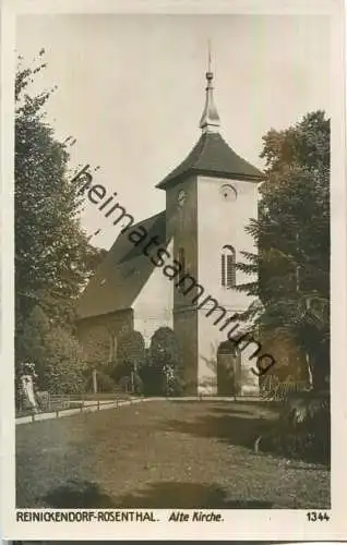 Berlin - Rosenthal - Alte Kirche - Verlag Ludwig Walter Berlin 30er Jahre