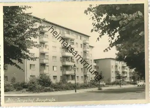 Berlin-Tempelhof - Bosestrasse - Verlag Bruno Schroeter Berlin 60er Jahre - Foto-Ansichtskarte - Handabzug