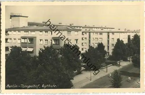 Berlin-Tempelhof - Eythstrasse - Verlag Bruno Schroeter Berlin 50er Jahre - Foto-Ansichtskarte - Handabzug