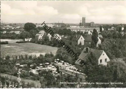 Berlin-Tempelhof - Blick auf die Bergterrasse Marienhöhe - Foto-Ansichtskarte Grossformat - Verlag Kunst und Bild Berlin