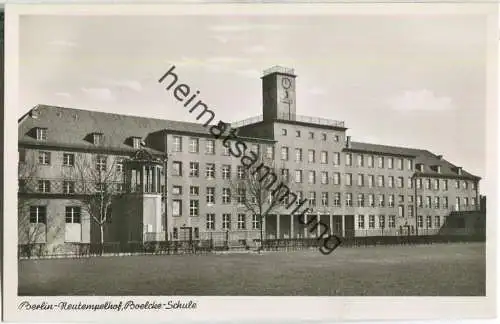 Berlin-Neutempelhof - Boelcke-Schule - Foto-Ansichtskarte - Verlag Kunst und Bild Berlin 50er Jahre